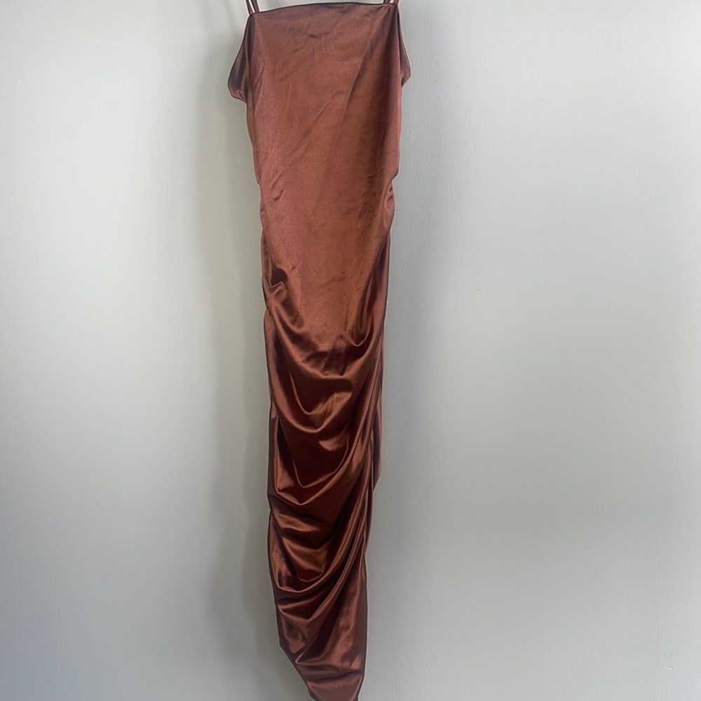 Forever 21 chocolate brown small gown great for dates